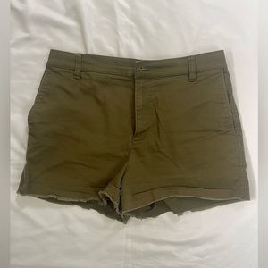 Madewell Olive Green Shorts